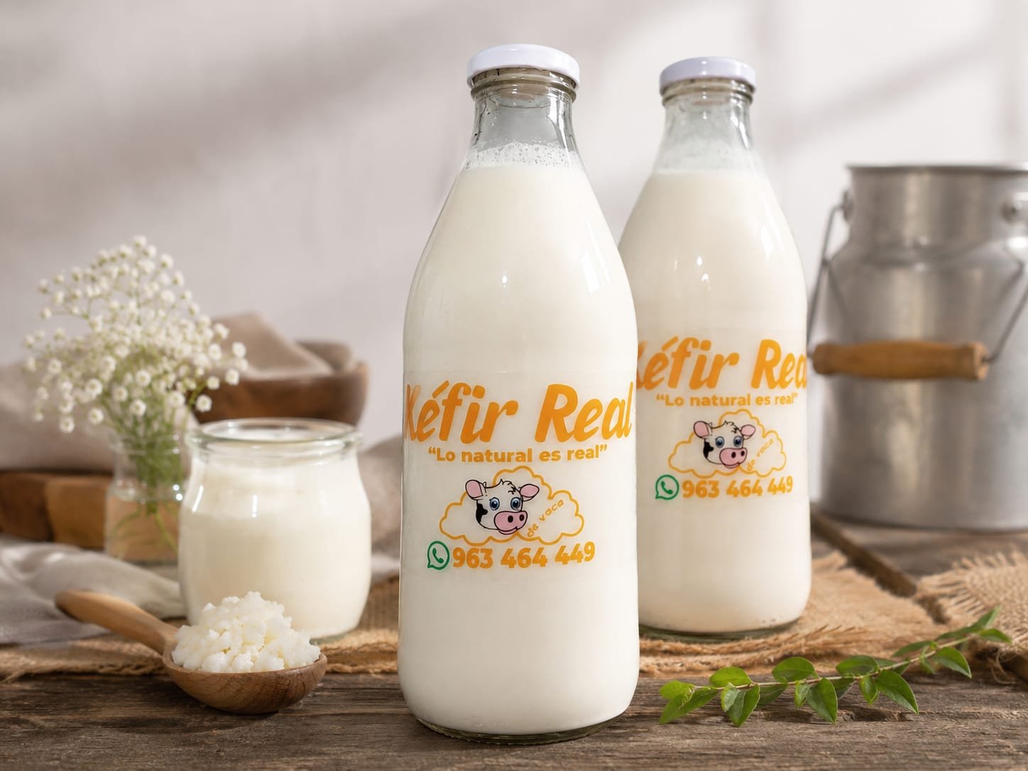 Kéfir Real de vaca